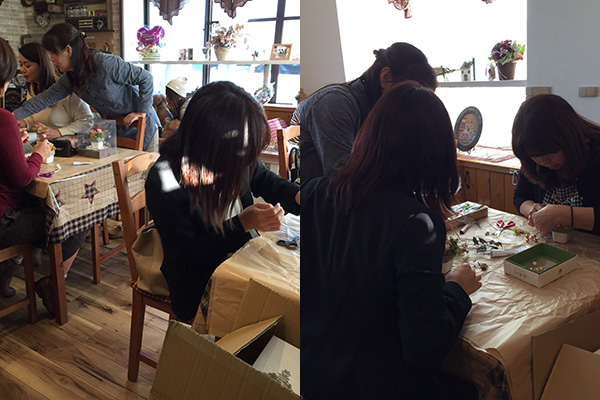 プリザーブドフラワー クリスマスアレンジ 1DAYレッスン